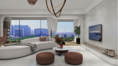 蒙娜丽莎瓷砖搭配现代空间，打造出舒适和谐的家