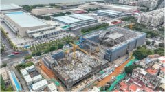 上海宝冶厦门国际会展中心五期项目北区全面冲出“正负零”