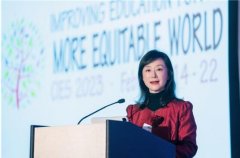 潘江雪在美国国际比较教育学会年会分享中国教育公益经验